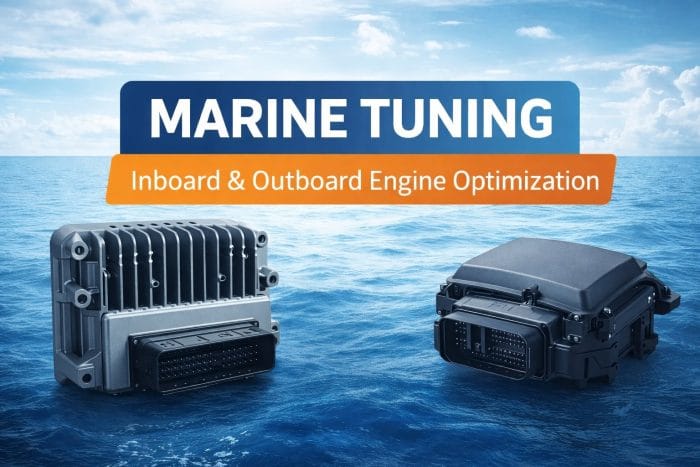 Marine engine tuning for inboard and outboard boat engines performance optimization